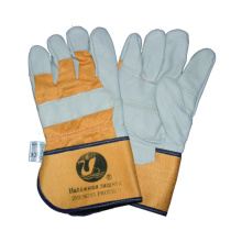 Cow Grain Glove, Boa Liner Winter Glove, Safety Glove